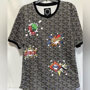 Finest Thread Luxury Goods men’s top. Comic/superhero style. Size XL